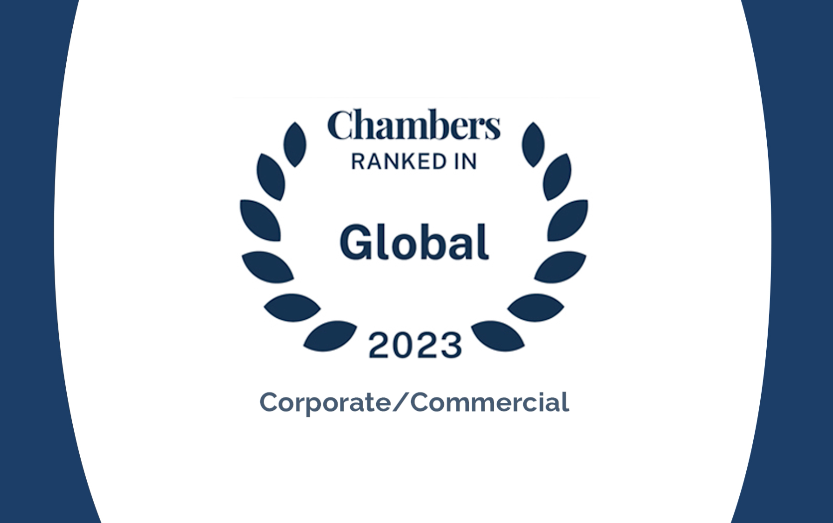 Chambers Global Ranking 2023 in the Corporate and Commercial Law category